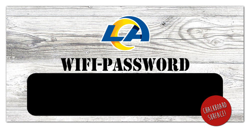 Fan Creations 6x12 Horizontal Los Angeles Rams Wifi Password 6x12 Sign