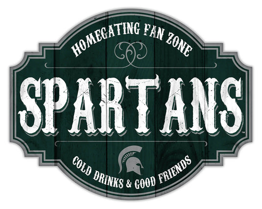 Fan Creations Home Decor Michigan State Homegating Tavern 24in Sign
