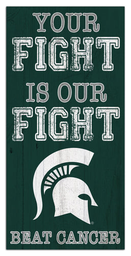 Fan Creations Home Decor Michigan State Your Fight Is Our Fight 6x12