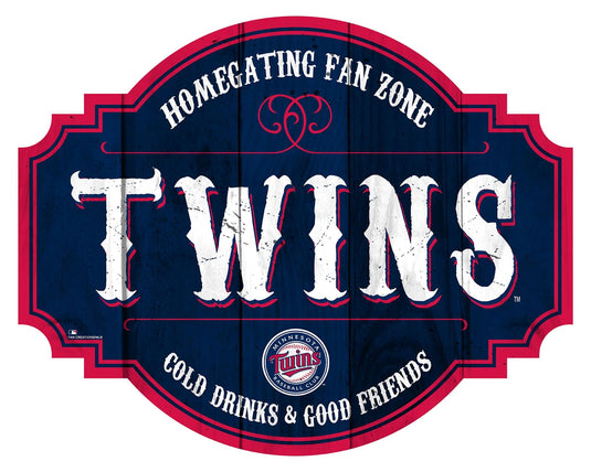 Fan Creations Home Decor Minnesota Twins Homegating Tavern 12in Sign