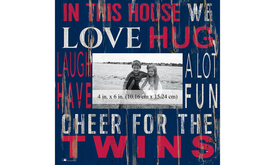 Fan Creations Home Decor Minnesota Twins  In This House 10x10 Frame
