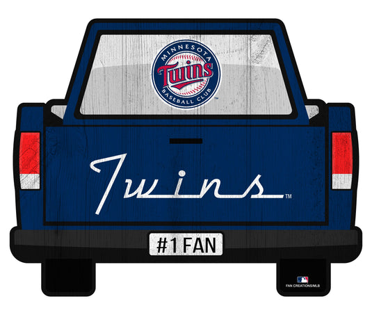 Fan Creations Home Decor Minnesota Twins Slogan Truck Back Vintage 12in