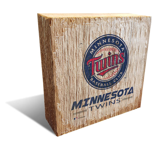 Fan Creations Desktop Stand Minnesota Twins Team Logo Block