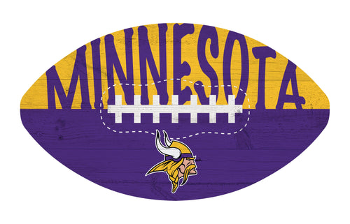 Fan Creations Home Decor Minnesota Vikings City Football 12in