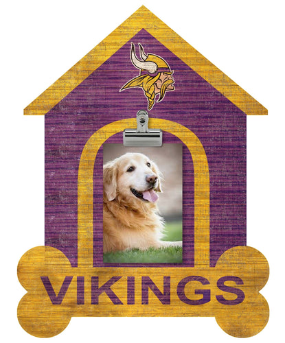Fan Creations Clip Frame Minnesota Vikings Dog Bone House Clip Frame