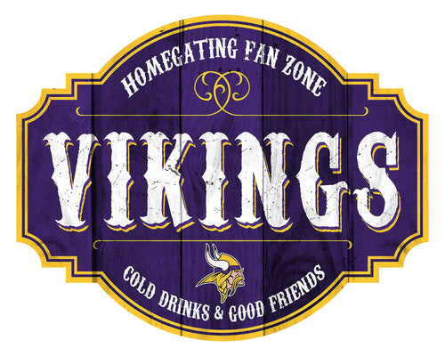 Fan Creations Home Decor Minnesota Vikings Homegating Tavern 24in Sign