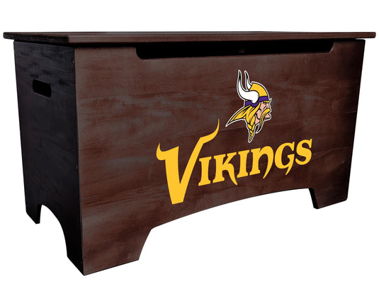 Fan Creations Home Decor Minnesota Vikings Logo Storage Chest