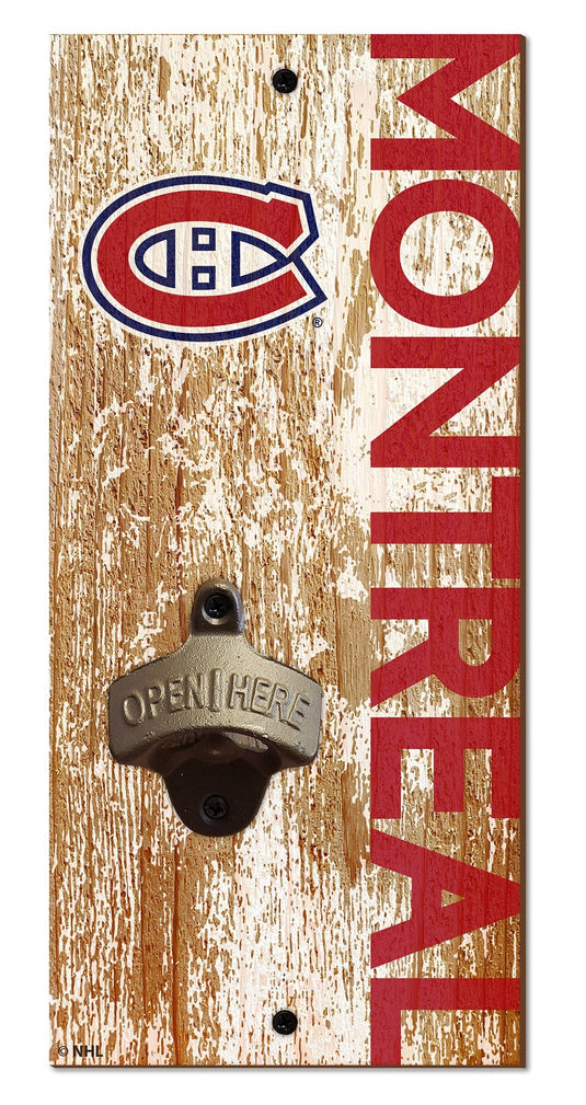 Fan Creations Home Decor Montreal Canadiens  Bottle Opener