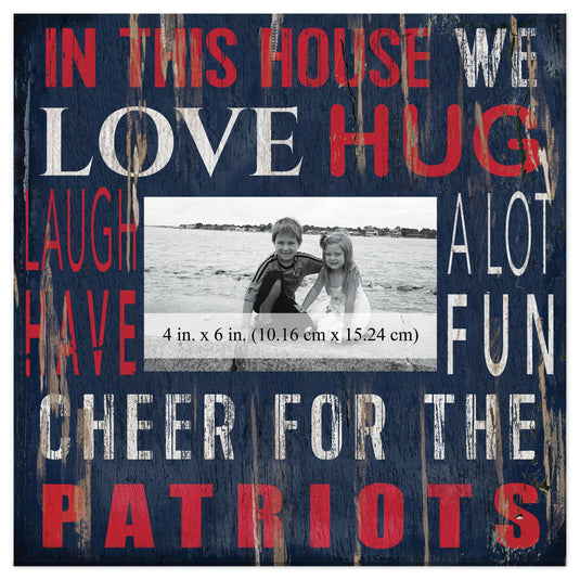 Fan Creations Home Decor New England Patriots  In This House 10x10 Frame