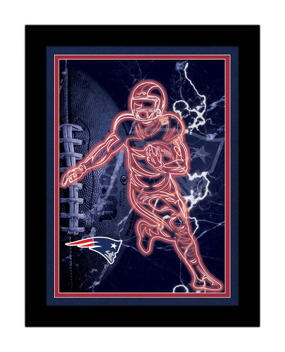 Fan Creations Wall Decor New England Patriots Neon Player 12x16