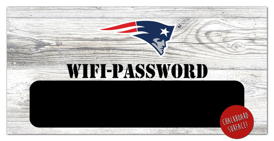 Fan Creations 6x12 Horizontal New England Patriots Wifi Password 6x12 Sign