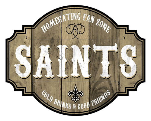 Fan Creations Home Decor New Orleans Saints Homegating Tavern 12in Sign