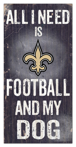 Fan Creations 6x12 Sign New Orleans Saints My Dog 6x12 Sign