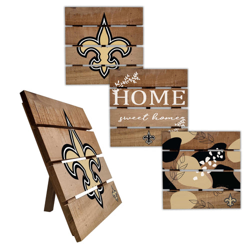 Fan Creations Home Decor New Orleans Saints Trivet Hot Plate Set of 4 (2221,2222,2122x2)