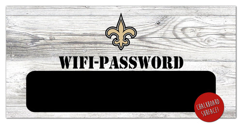 Fan Creations 6x12 Horizontal New Orleans Saints Wifi Password 6x12 Sign