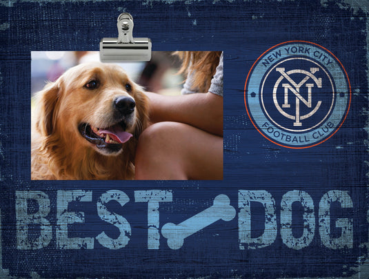 Fan Creations Desktop Stand New York City FC Best Dog Clip Frame