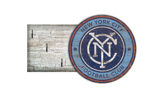 Fan Creations Wall Decor New York City FC Key Holder 6x12