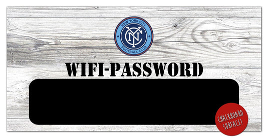 Fan Creations 6x12 Horizontal New York City FC Wifi Password 6x12 Sign