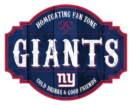 Fan Creations Home Decor New York Giants Homegating Tavern 12in Sign