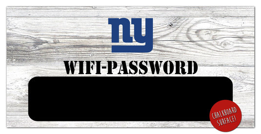 Fan Creations 6x12 Horizontal New York Giants Wifi Password 6x12 Sign