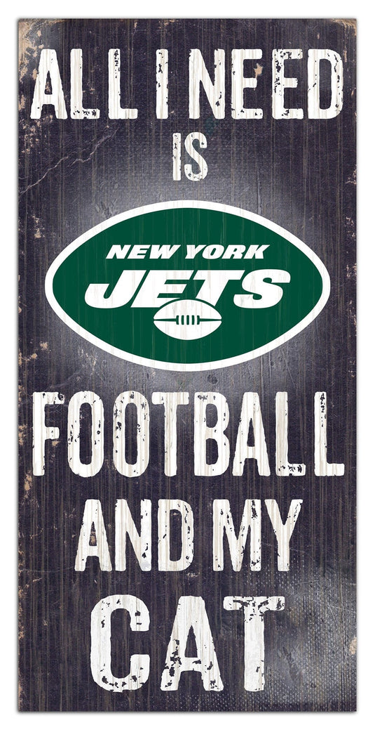 Fan Creations 6x12 Sign New York Jets My Cat 6x12 Sign