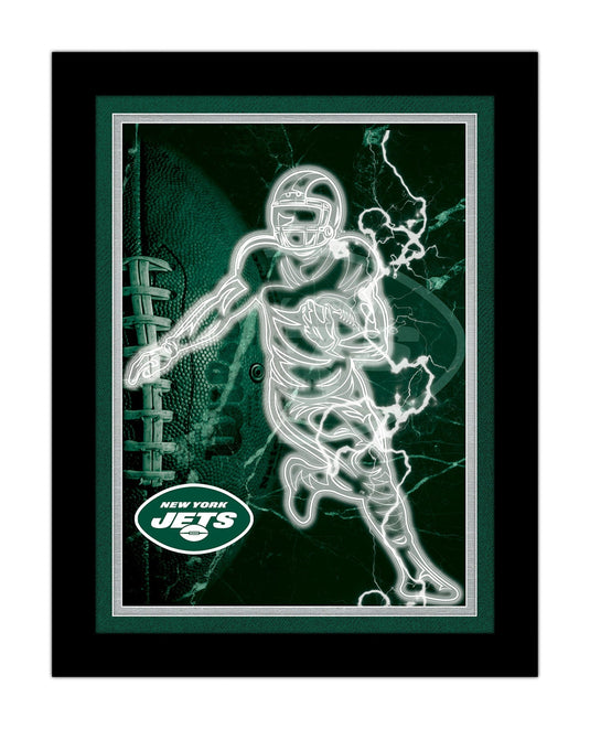 Fan Creations Wall Decor New York Jets Neon Player 12x16