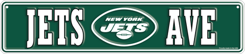 Fan Creations Wall Decor New York Jets Team Boulevard Metal 4x18