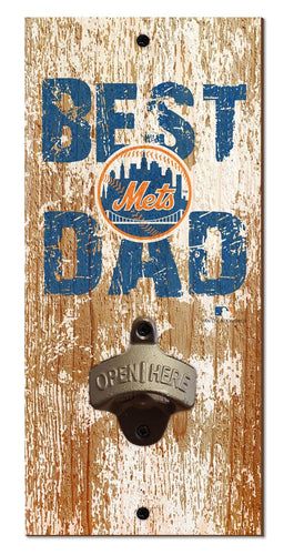 Fan Creations Home Decor New York Mets  Best Dad Bottle Opener