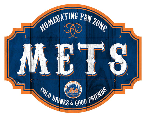 Fan Creations Home Decor New York Mets Homegating Tavern 24in Sign