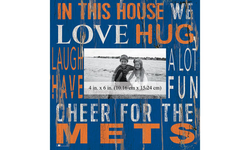 Fan Creations Home Decor New York Mets  In This House 10x10 Frame