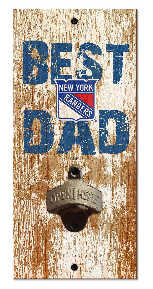 Fan Creations Home Decor New York Rangers  Best Dad Bottle Opener