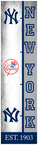 Fan Creations Home decor New York Yankees Team Logo Progression 6x24