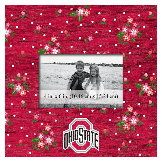 Fan Creations 10x10 Frame Ohio State Floral 10x10 Frame