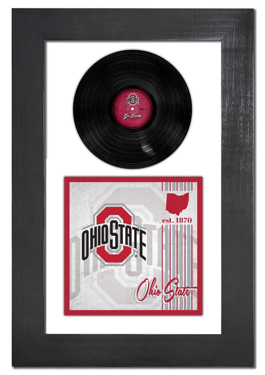 Fan Creations Home Decor Ohio State University  3 Piece Classic Album & Vinyl In Frame