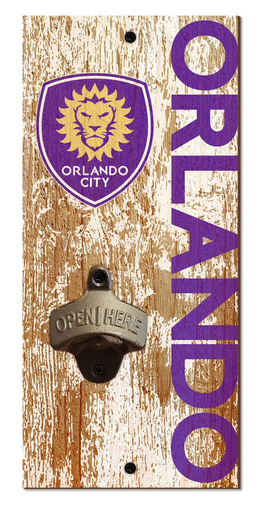Fan Creations Home Decor Orlando City  Bottle Opener