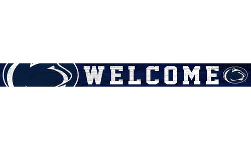 Fan Creations Wall Decor Penn State 16in Welcome Strip