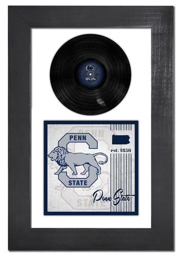 Fan Creations Home Decor Penn State   3 Piece Classic Album & Vinyl In Frame