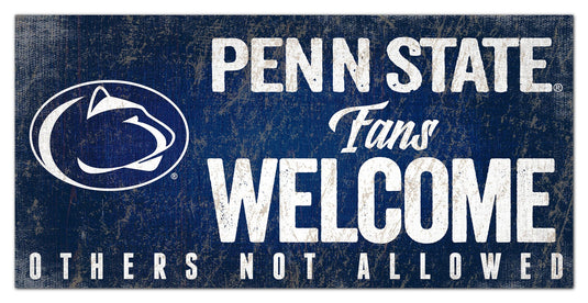 Fan Creations 6x12 Sign Penn State Fans Welcome Sign