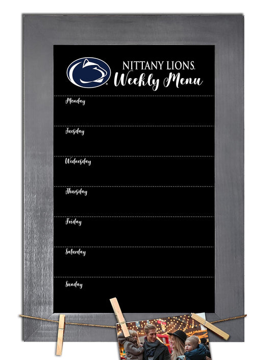 Fan Creations Home Decor Penn State   Weekly Chalkboard With Frame & Clothespins