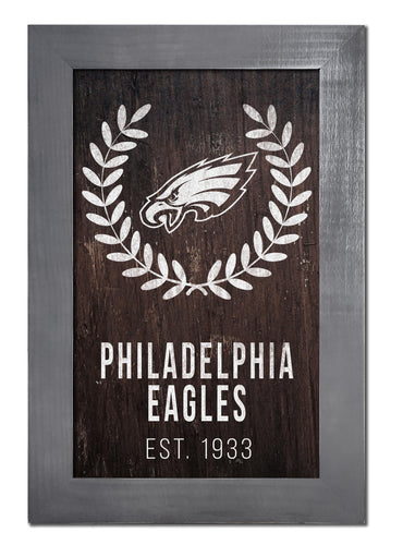 Fan Creations Home Decor Philadelphia Eagles   Laurel Wreath 11x19