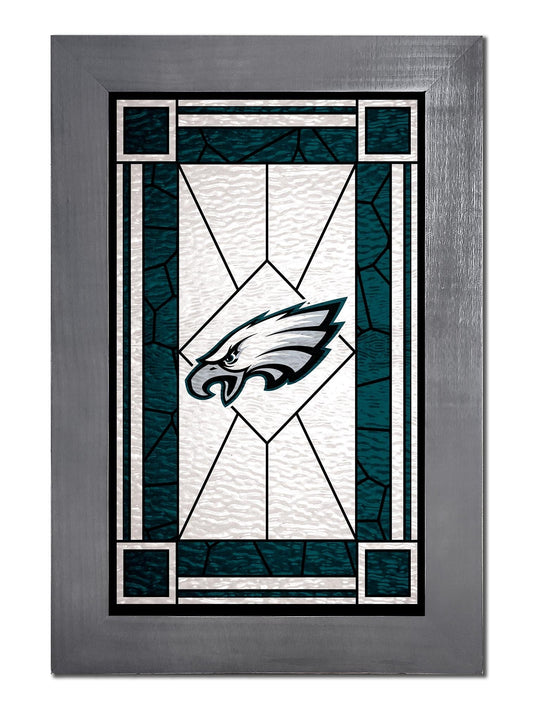 Fan Creations Home Decor Philadelphia Eagles   Stained Glass 11x19