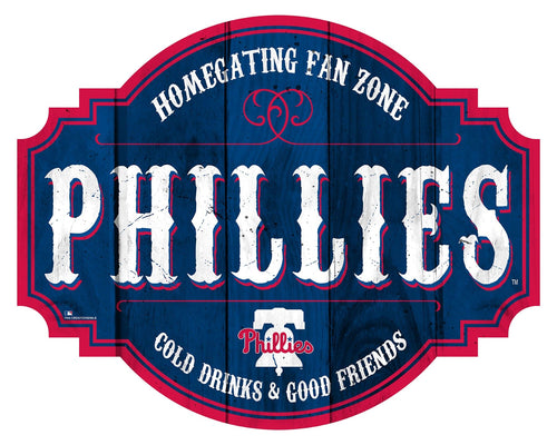 Fan Creations Home Decor Philadelphia Phillies Homegating Tavern 24in Sign