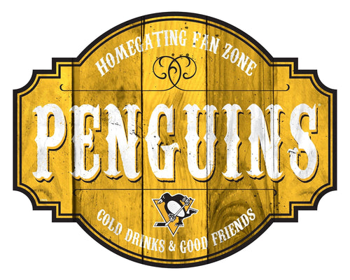 Fan Creations Home Decor Pittsburgh Penguins Homegating Tavern 12in Sign
