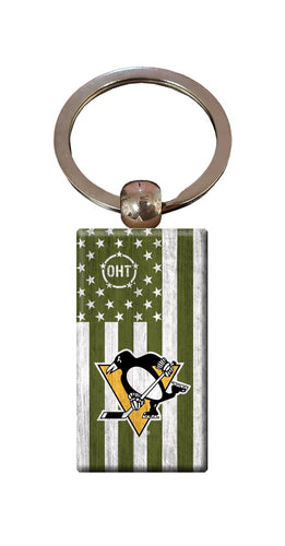 Fan Creations Home Decor Pittsburgh Penguins  OHT Flag Keychain