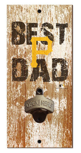 Fan Creations Home Decor Pittsburgh Pirates  Best Dad Bottle Opener