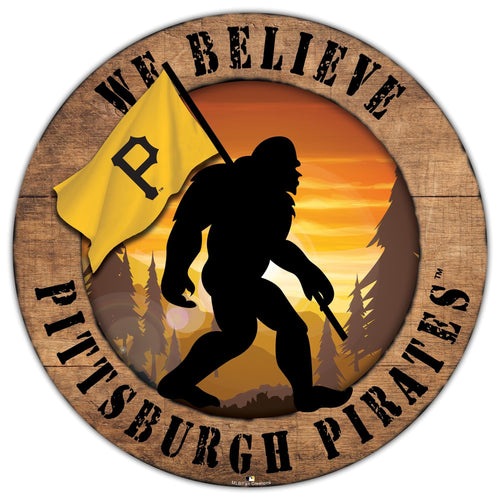 Fan Creations Wall Decor Pittsburgh Pirates Bigfoot 12in Circle