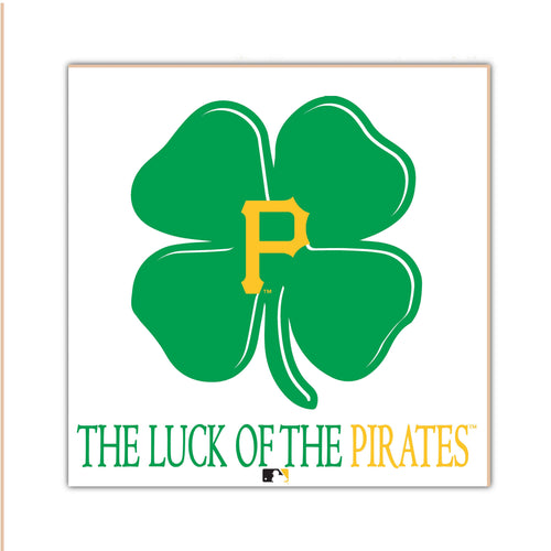 Fan Creations Home Decor Pittsburgh Pirates   Luck Of The Team 10x10