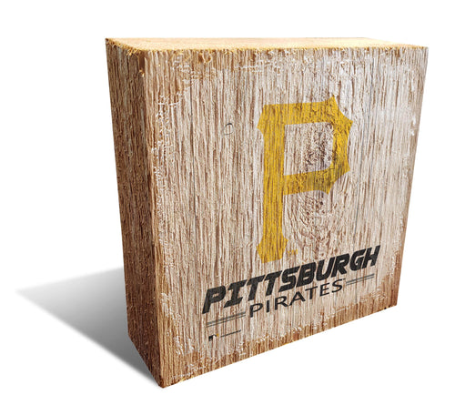 Fan Creations Desktop Stand Pittsburgh Pirates Team Logo Block