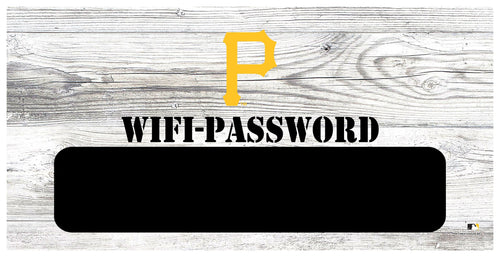 Fan Creations 6x12 Horizontal Pittsburgh Pirates Wifi Password 6x12 Sign