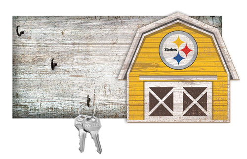 Fan Creations Wall Decor Pittsburgh Steelers Barn Keychain Holder